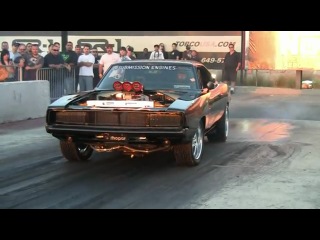 dodge charger 1968 drag race
