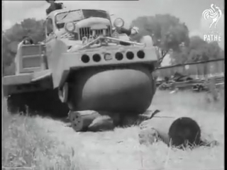 1953: the rolligon, a very rare truck.