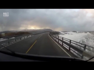 the highway in norway is impressive