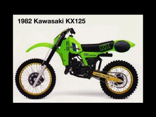 history of kawasaki kx125 motocross bikes