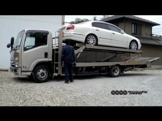 two-level tow truck