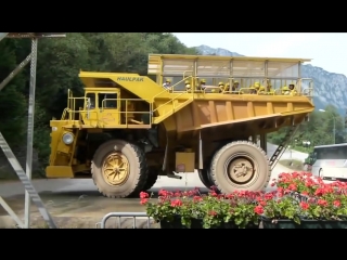 the largest taxi in the world from a mining truck