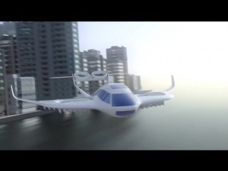 the concept of a futuristic aircraft