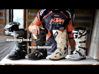 review: best enduro & motocross boots - helmeted