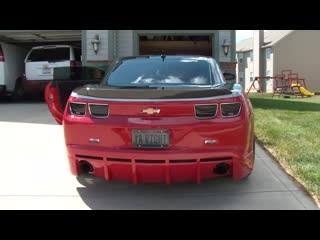 exhaust 550-hp chevrolet camaro ss(hd)