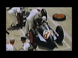 formula 1. pit stop in 1950 and today.